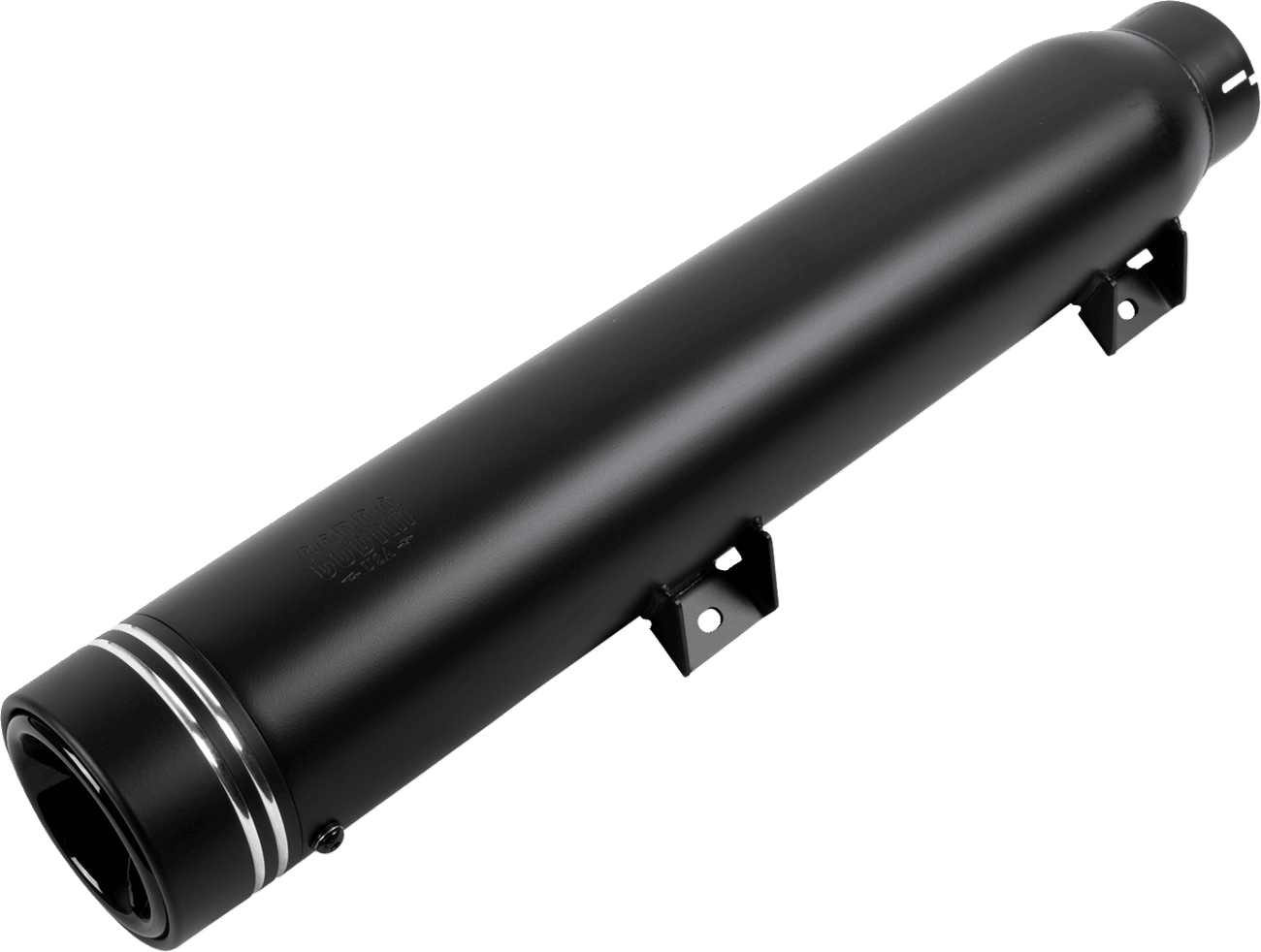 COBRA 1801-1922 Neighbor Haters Slip-On Muffler - Long - Dual Grove Tip - Black