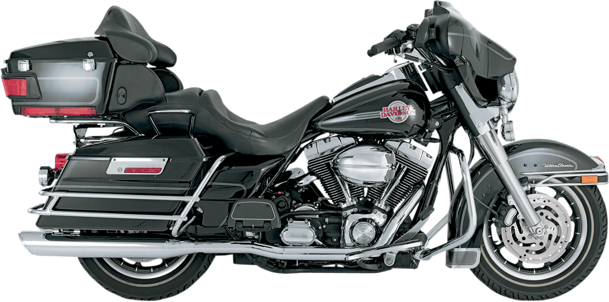 VANCE & HINES 1802-0204 Dual Headpipes for '95-'08 FL - Chrome