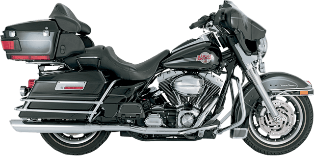 VANCE & HINES 1802-0204 Dual Headpipes for '95-'08 FL - Chrome — image 1 of 3