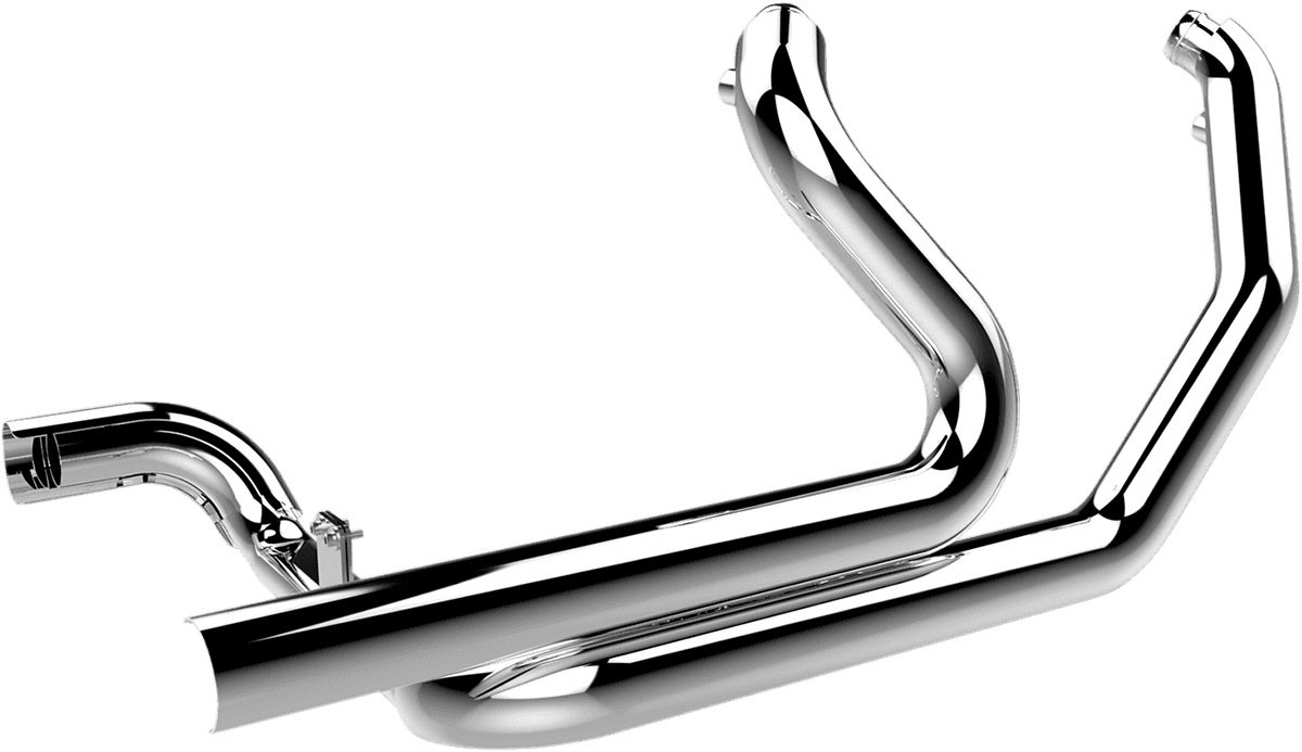 KHROME WERKS 1802-0327 Aggressor 2-into-2 Crossover Headers - Chrome - FL