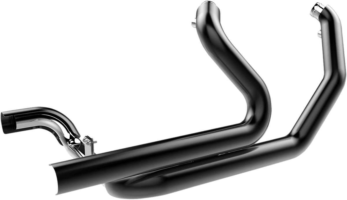 KHROME WERKS 1802-0328 Aggressor 2-into-2 Crossover Headers - Black - FL