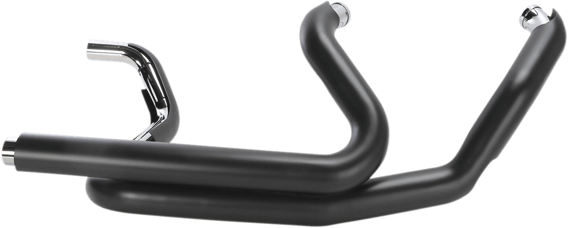 COBRA 1802-0359 Powerport Dual Headpipes with Dual Bungs - Black