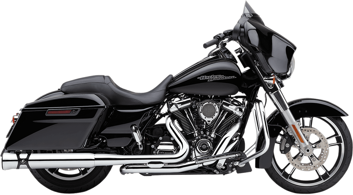 COBRA 1802-0360 Pro Chamber Headpipe - Single Bung - Chrome - FL