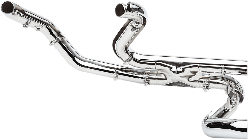 COBRA 1802-0360 Pro Chamber Headpipe - Single Bung - Chrome - FL — image 2 of 5