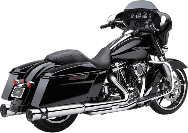 COBRA 1802-0385 Dual Bungs Pro Chamber Headpipe - Chrome — image 1 of 2