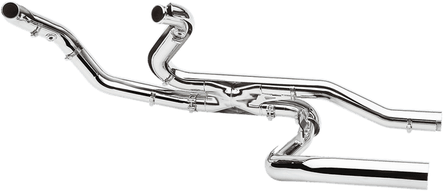 COBRA 1802-0394 Powerport Trike Dual Headpipes - Chrome — image 2 of 2