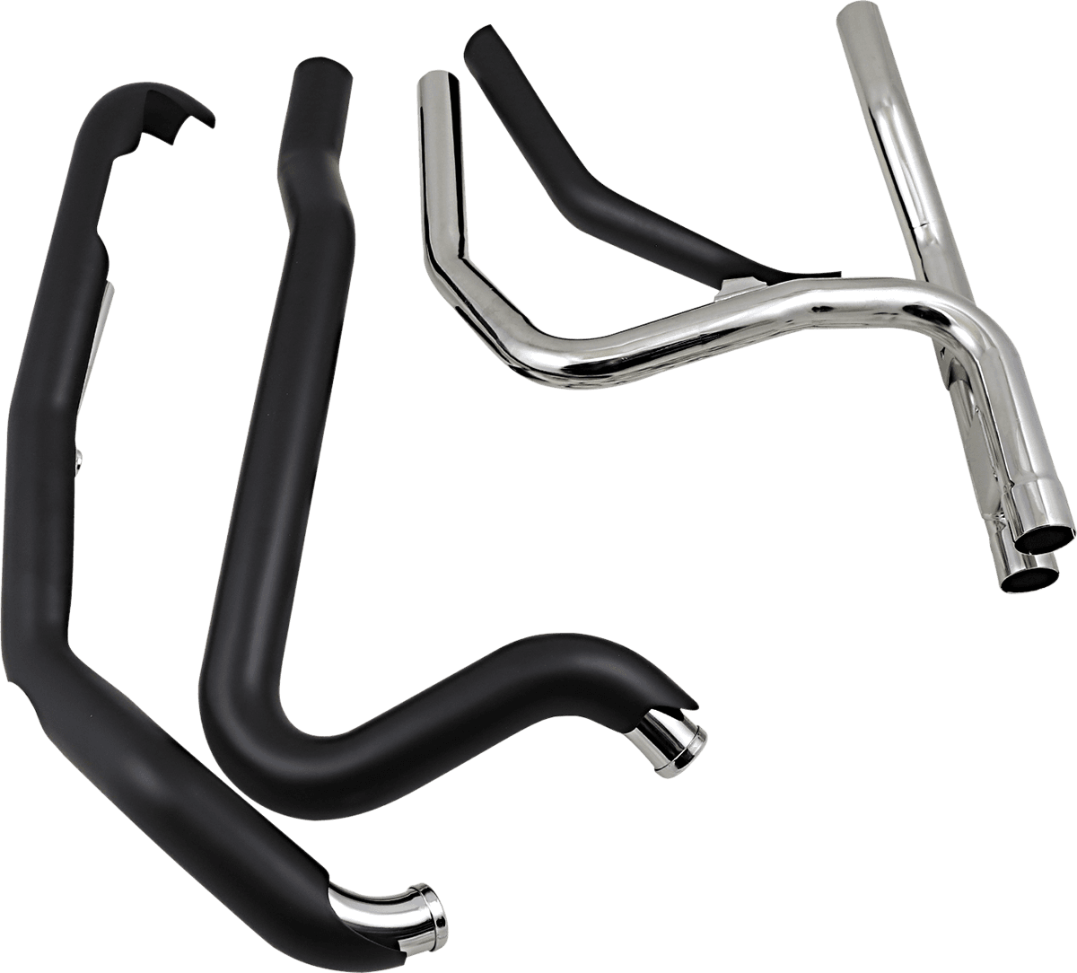 COBRA 1802-0401 Powerport Dual Headpipes - Black
