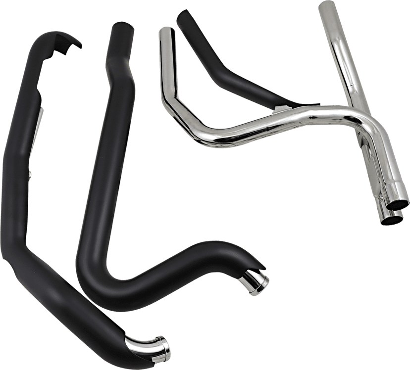 COBRA 1802-0401 Powerport Dual Headpipes - Black — image 1 of 2