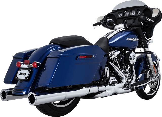 VANCE & HINES 1802-0406 Power Duals Head Pipe - Chrome — image 2 of 3