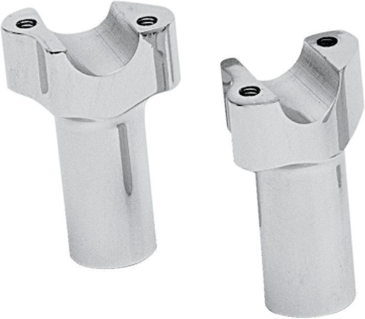 DRAG SPECIALTIES 1803-1511 Buffalo Billet Aluminum Handlebar Risers - 3" - Chrome