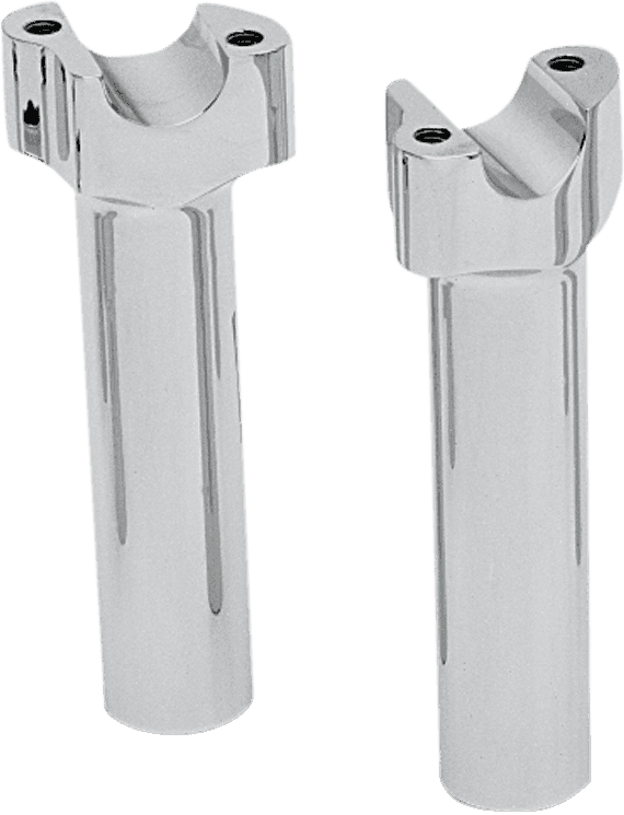 DRAG SPECIALTIES 1803-1512 Buffalo Billet Aluminum Handlebar Risers - 6" - Chrome
