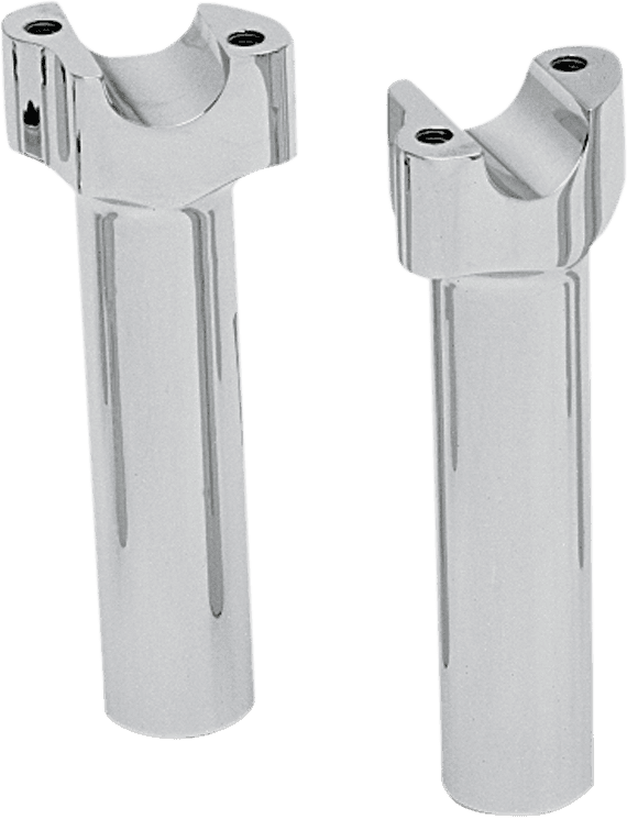 DRAG SPECIALTIES 1803-1512 Buffalo Billet Aluminum Handlebar Risers - 6" - Chrome