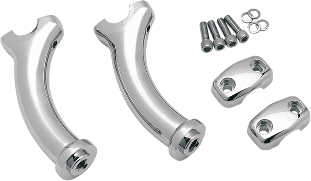 DRAG SPECIALTIES 1803-3306 5-1/2" Deuce Style Handlebar Risers - 2"