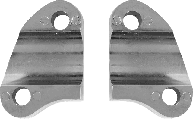 DRAG SPECIALTIES 1803-7506 Handlebar Riser Clamp - Two-Piece - Chrome — image 3 of 3