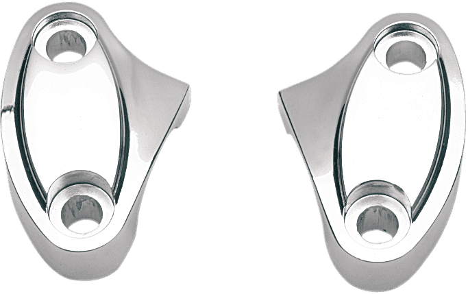 DRAG SPECIALTIES 1803-7506 Handlebar Riser Clamp - Two-Piece - Chrome
