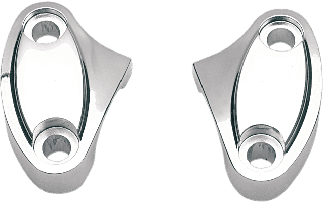 DRAG SPECIALTIES 1803-7506 Handlebar Riser Clamp - Two-Piece - Chrome — image 1 of 3