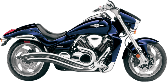 COBRA 1810-1372 Speedster Swept Exhaust - Chrome - M109R