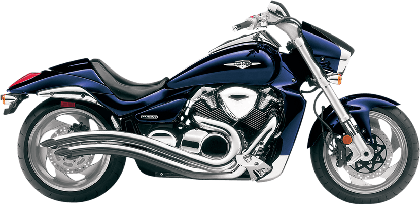 COBRA 1810-1372 Speedster Swept Exhaust - Chrome - M109R