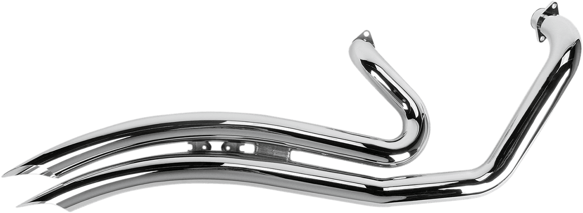 COBRA 1810-1514 Speedster Swept Exhaust - Chrome - Raider