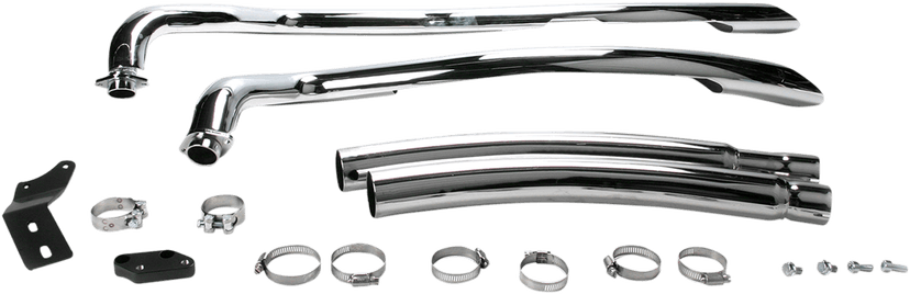 COBRA 1810-1586 Speedster Swept Exhaust - Chrome - Vulcan 900