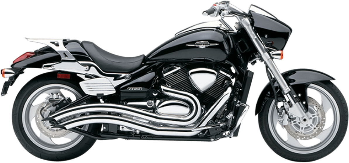 COBRA 1810-1729 Speedster Swept Exhaust - Chrome - M90