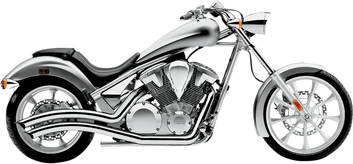 COBRA 1810-1853 Speedster Swept Exhaust - Chrome - VT1300