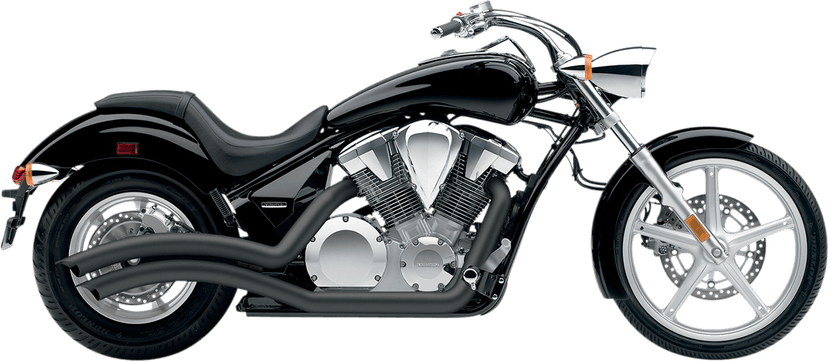 COBRA 1810-1865 Speedster Swept Exhaust - Black - VT1300
