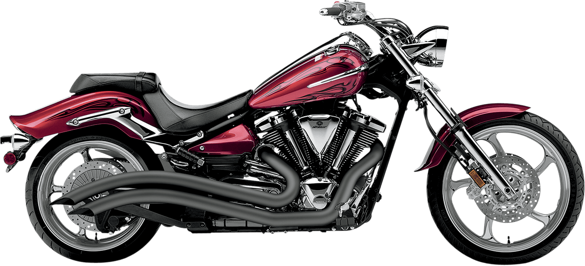 COBRA 1810-1866 Speedster Swept Exhaust - Black - Raider