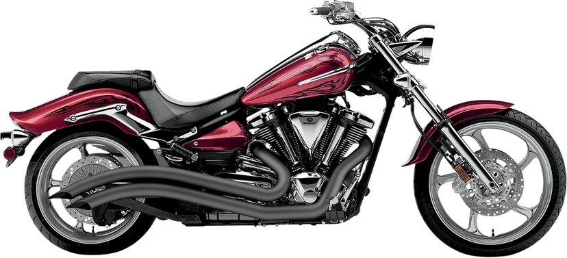 COBRA 1810-1866 Speedster Swept Exhaust - Black - Raider