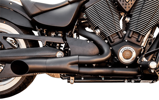 TRASK 1810-2277 2:1 Exhaust - Black - Victory