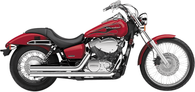 COBRA 1810-2308 Streetrod Straight Cut Exhaust System - Chrome