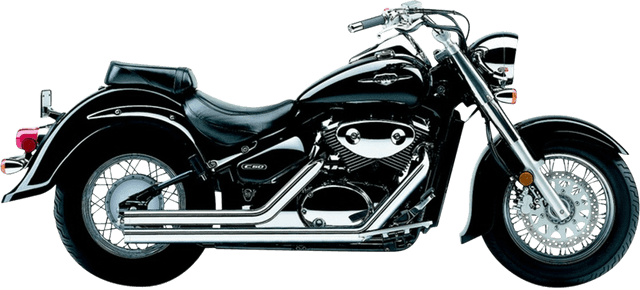 COBRA 1810-2332 Streetrod Straight Cut Exhaust System - Chrome