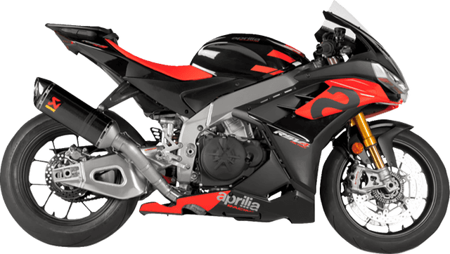 AKRAPOVIC 1810-3050 Evolution Line Exhaust System - Titanium/Carbon Fiber - RSV4 — image 2 of 3