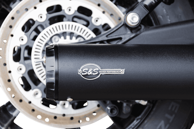 S&S CYCLE 1810-3126 2-into-1 Grand National Exhaust System - Black - 50-State — image 3 of 4