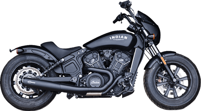 S&S CYCLE 1810-3126 2-into-1 Grand National Exhaust System - Black - 50-State — image 1 of 4