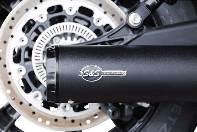 S&S CYCLE 1810-3127 2-into-1 Grand National Exhaust System - Black - Race Only — image 3 of 6