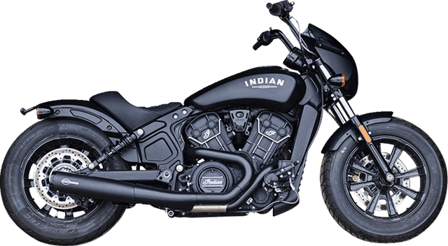 S&S CYCLE 1810-3127 2-into-1 Grand National Exhaust System - Black - Race Only — image 1 of 6