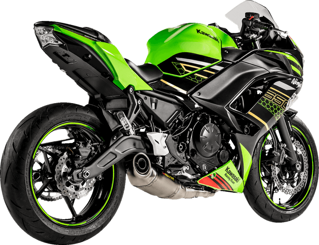 AKRAPOVIC 1810-3170 Racing Line Exhaust System - Titanium - Kawasaki Ninja 650 — image 1 of 2
