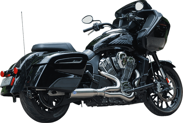 S&S CYCLE 1810-3175 2-into-1 Qualifier Exhaust System - 50-State - Brushed - Stainless Steel — image 2 of 6