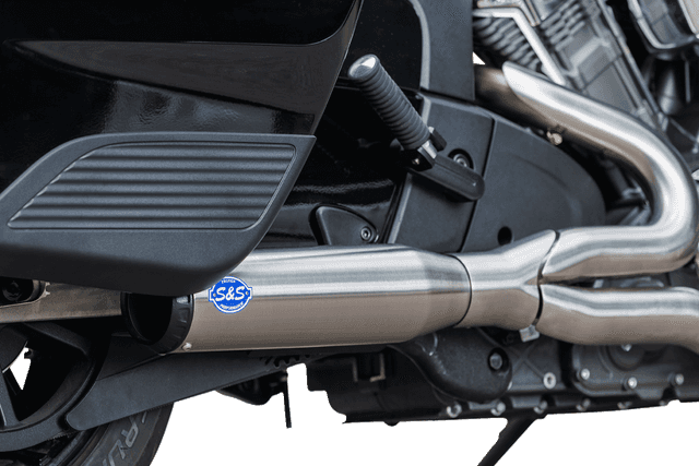 S&S CYCLE 1810-3175 2-into-1 Qualifier Exhaust System - 50-State - Brushed - Stainless Steel — image 3 of 6