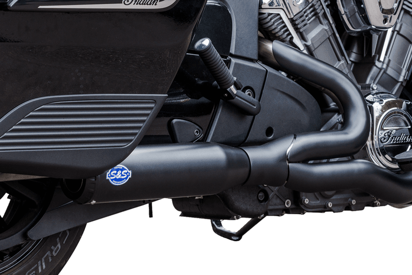 S&S CYCLE 1810-3176 2-into-1 Qualifier Exhaust System - Race Only - Black - Stainless Steel — image 3 of 3