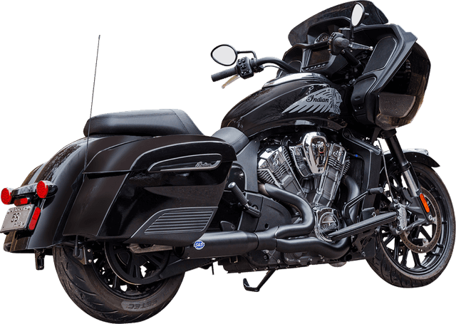S&S CYCLE 1810-3177 2-into-1 Qualifier Exhaust System - 50-State - Black - Stainless Steel — image 2 of 3