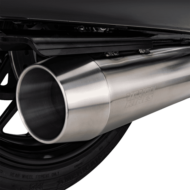 VANCE & HINES 18103310 2-into-1 Gaslighter Exhaust System with Heat Shields - M8 Touring - Brushed — image 3 of 4