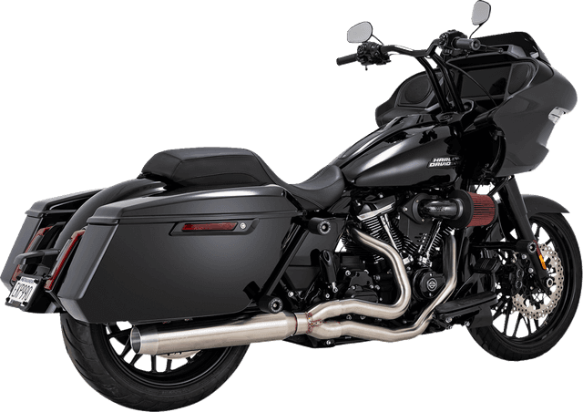VANCE & HINES 18103310 2-into-1 Gaslighter Exhaust System with Heat Shields - M8 Touring - Brushed — image 1 of 4