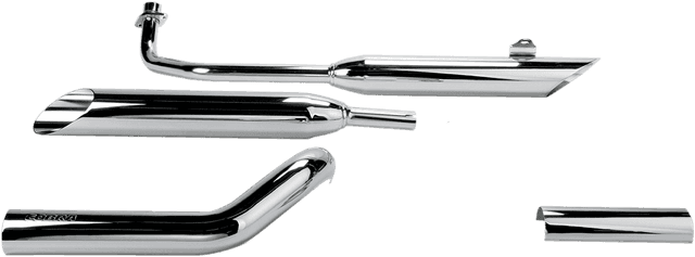 COBRA 1811-0268 Complete Slip-On Mufflers - Slash-Cut - XVS650A V-Star — image 1 of 2