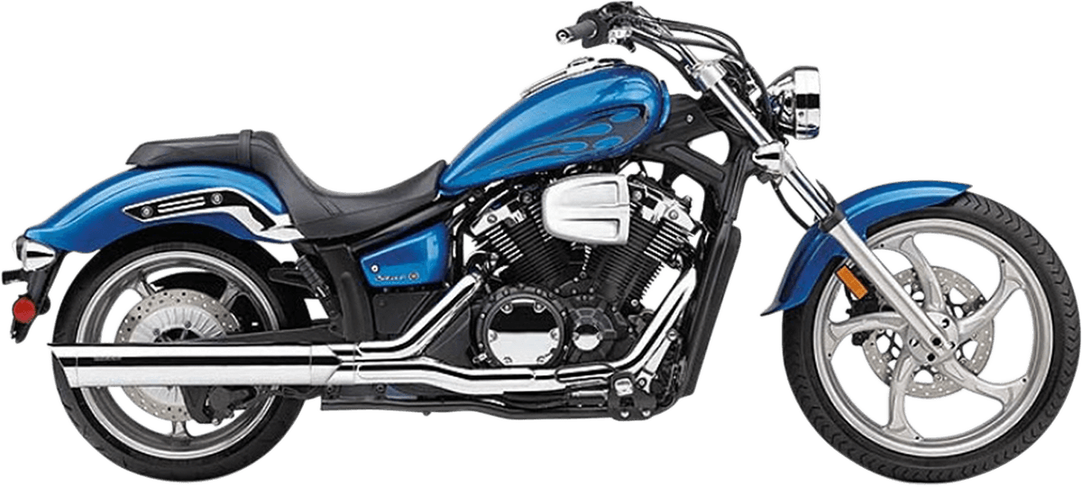 COBRA 1811-2385 4" Slip-On Muffler - Chrome - '11-'17 Stryker