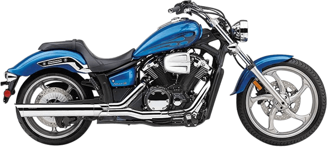 COBRA 1811-2385 4" Slip-On Muffler - Chrome - '11-'17 Stryker — image 1 of 5
