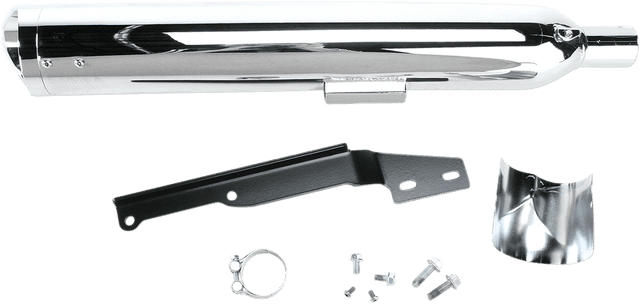 COBRA 1811-2385 4" Slip-On Muffler - Chrome - '11-'17 Stryker — image 5 of 5