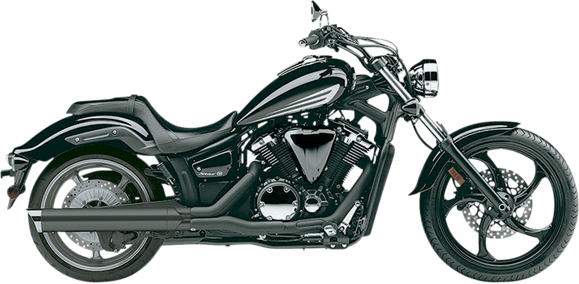 COBRA 1811-2420 4" Slip-On Muffler - Black - '11-'17 Stryker
