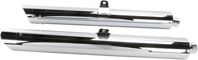 COBRA 1811-2535 4" Slip-On Mufflers - Long - Scalloped - GL1800 — image 3 of 4